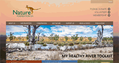 Desktop Screenshot of naturefoundation.org.au